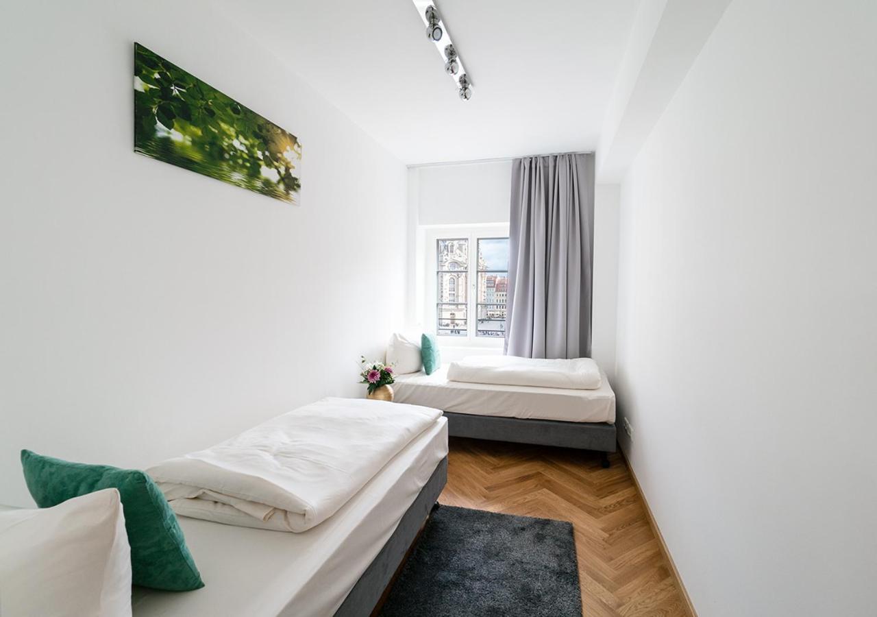 Familienapartment Mit Blick Zur Frauenkirche Drážďany Exteriér fotografie