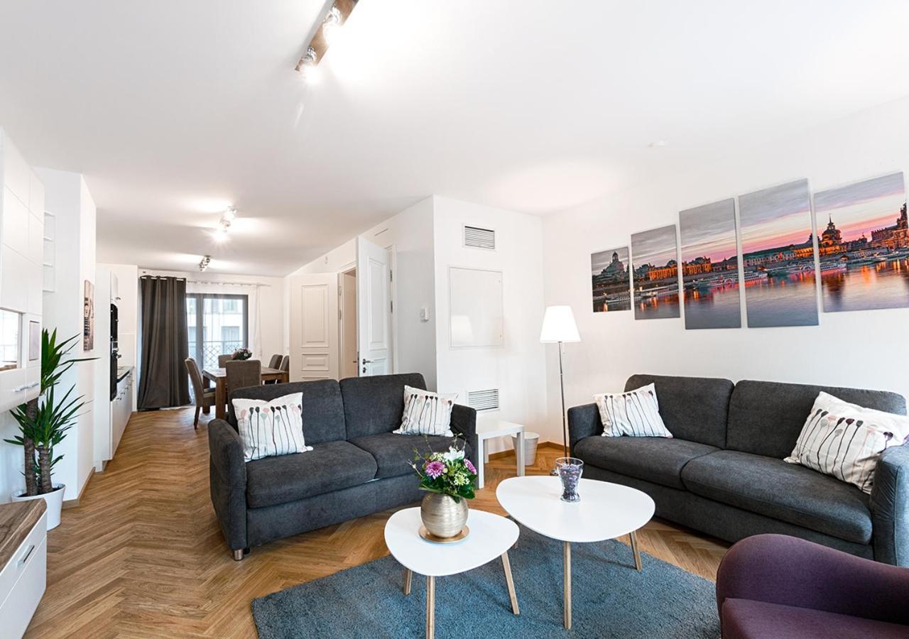 Familienapartment Mit Blick Zur Frauenkirche Drážďany Exteriér fotografie